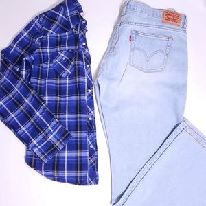 Levi's 515 and OP Shirt